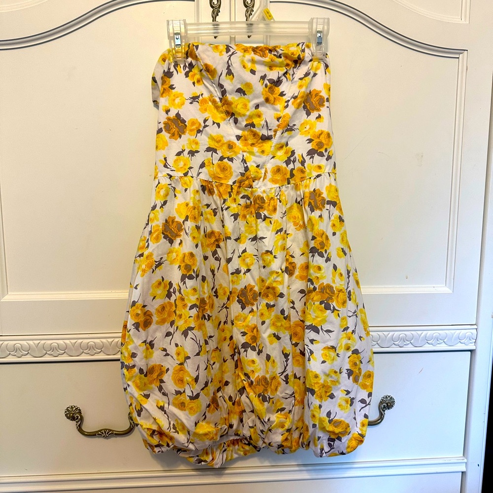 Pins & Needles Yellow Floral Dress